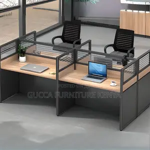 Workstation: Four Way Rectangular Modular Office Workstation