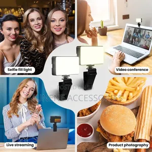 RGB Rechargable LED Video Light for Smartphone and Camera