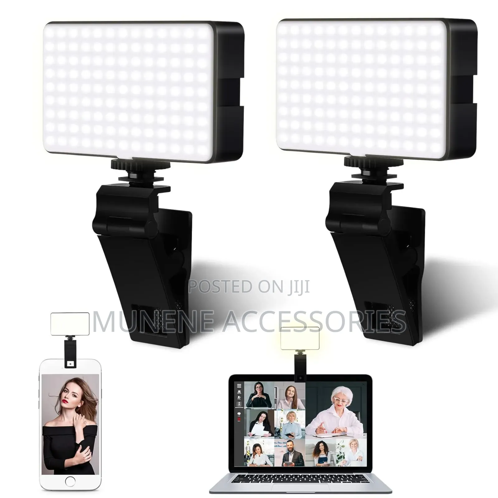 RGB Rechargable LED Video Light for Smartphone and Camera