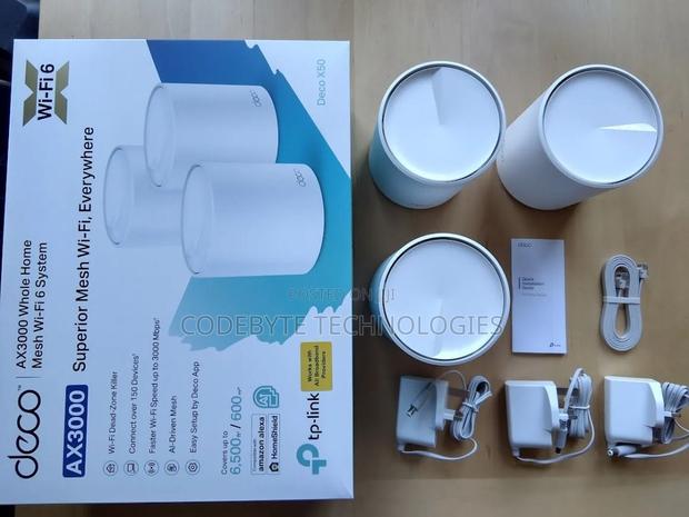 Tp-Link Deco X50 Ax3000 Whole Home Mesh Wifi 6 System (3 Pac - main view