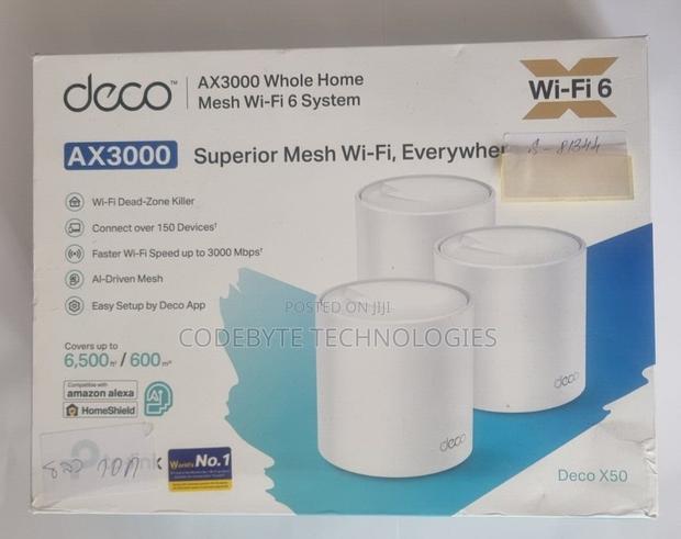 Tp-Link Deco X50 Ax3000 Whole Home Mesh Wifi 6 System (3 Pac - thumbnail 3