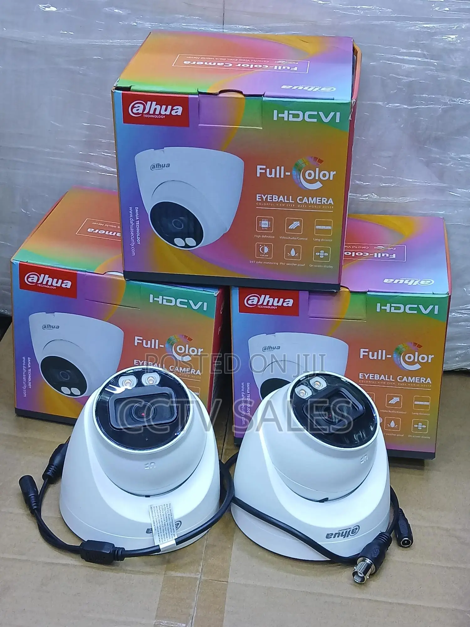 24/7 Color 1080p Dahua 2MP HD Starlight Dome