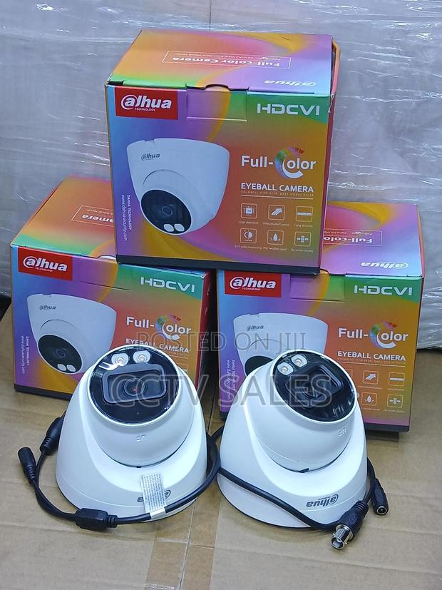 24/7 Color 1080p Dahua 2MP HD Starlight Dome
