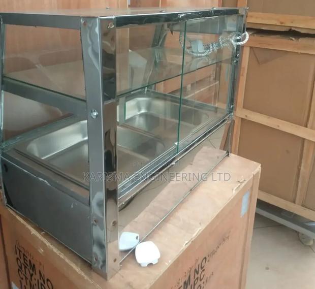 Shiny Stainless Steel Chips Warmer - main view