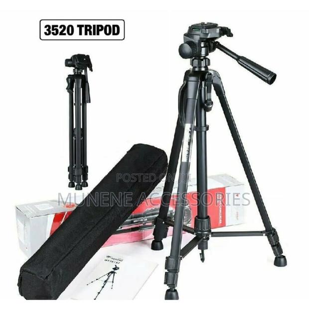 WT 3520 Heavy Duty Tripod STAND for DSLR AND PHONE