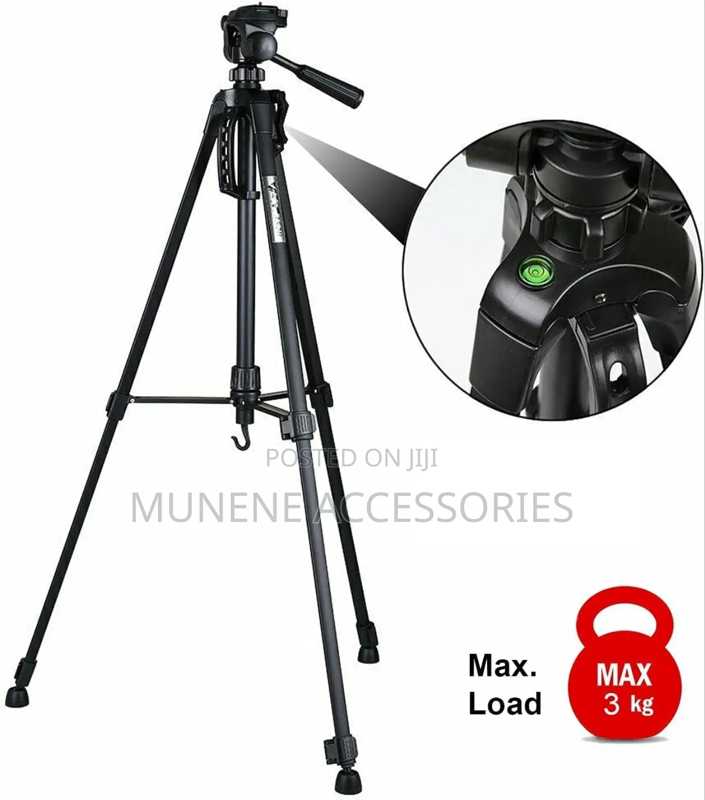 WT 3520 Heavy Duty Tripod STAND for DSLR AND PHONE