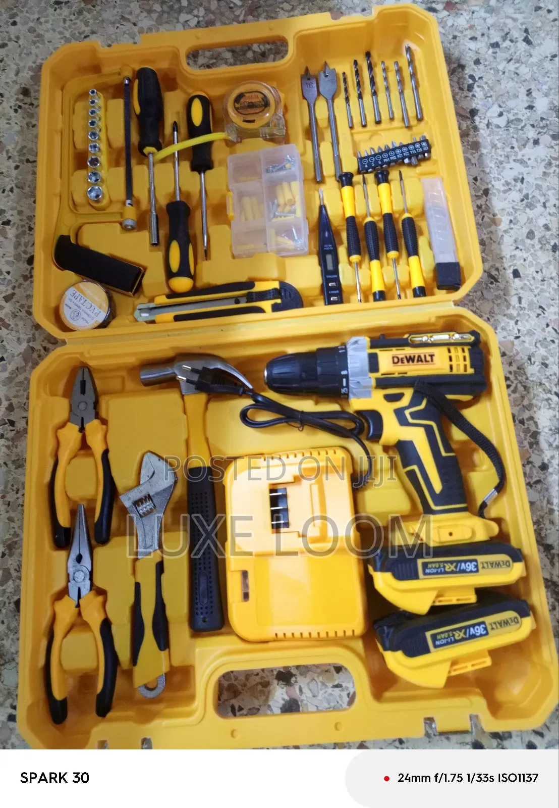 Complete Dewalt Cordless Toolbox