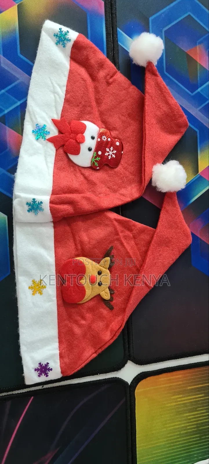 Santa Lights Christmas Hats for Kids and Adults
