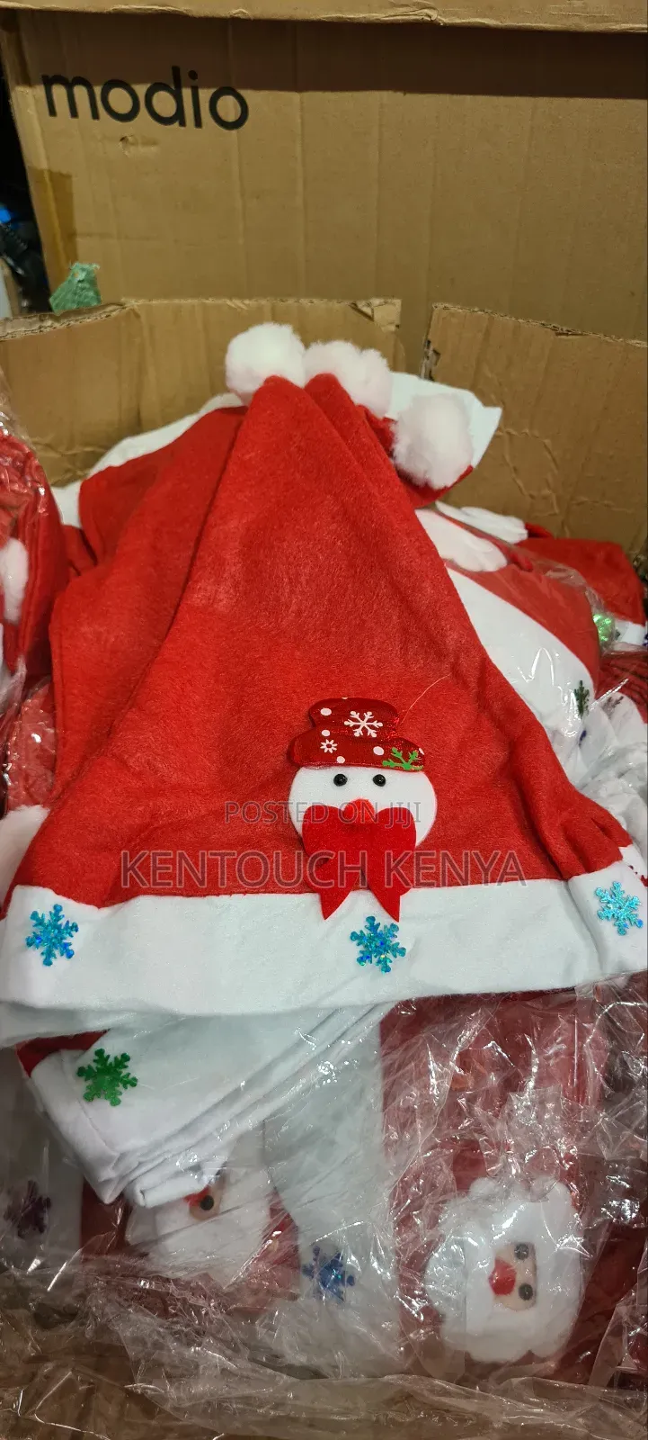 Santa Lights Christmas Hats for Kids and Adults