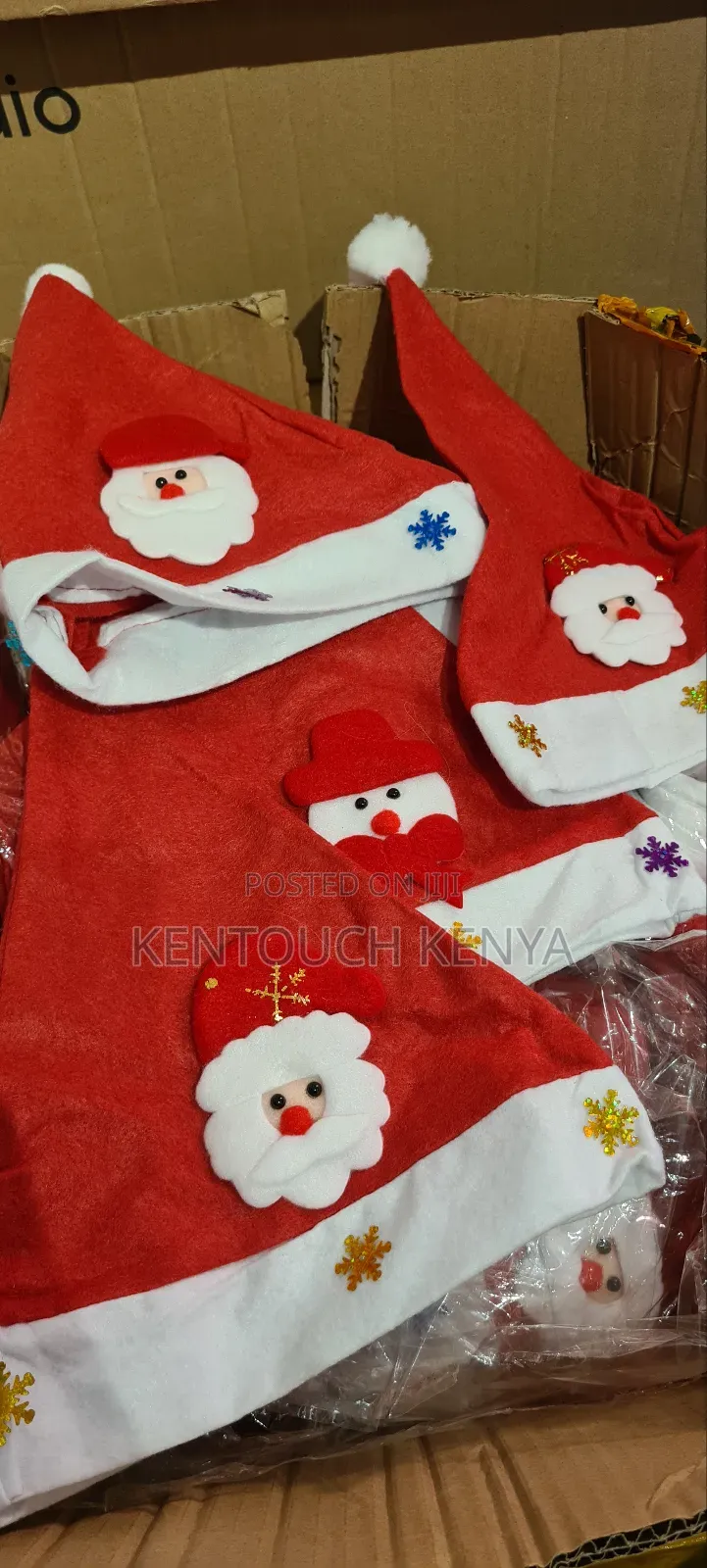 Santa Lights Christmas Hats for Kids and Adults