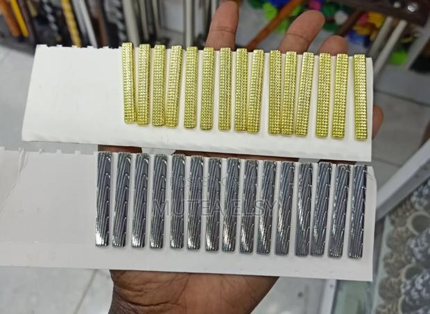 Gold Silver Dotted Tie Clips - thumbnail 9