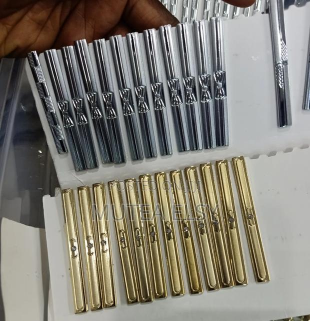 Gold Silver Dotted Tie Clips - thumbnail 10
