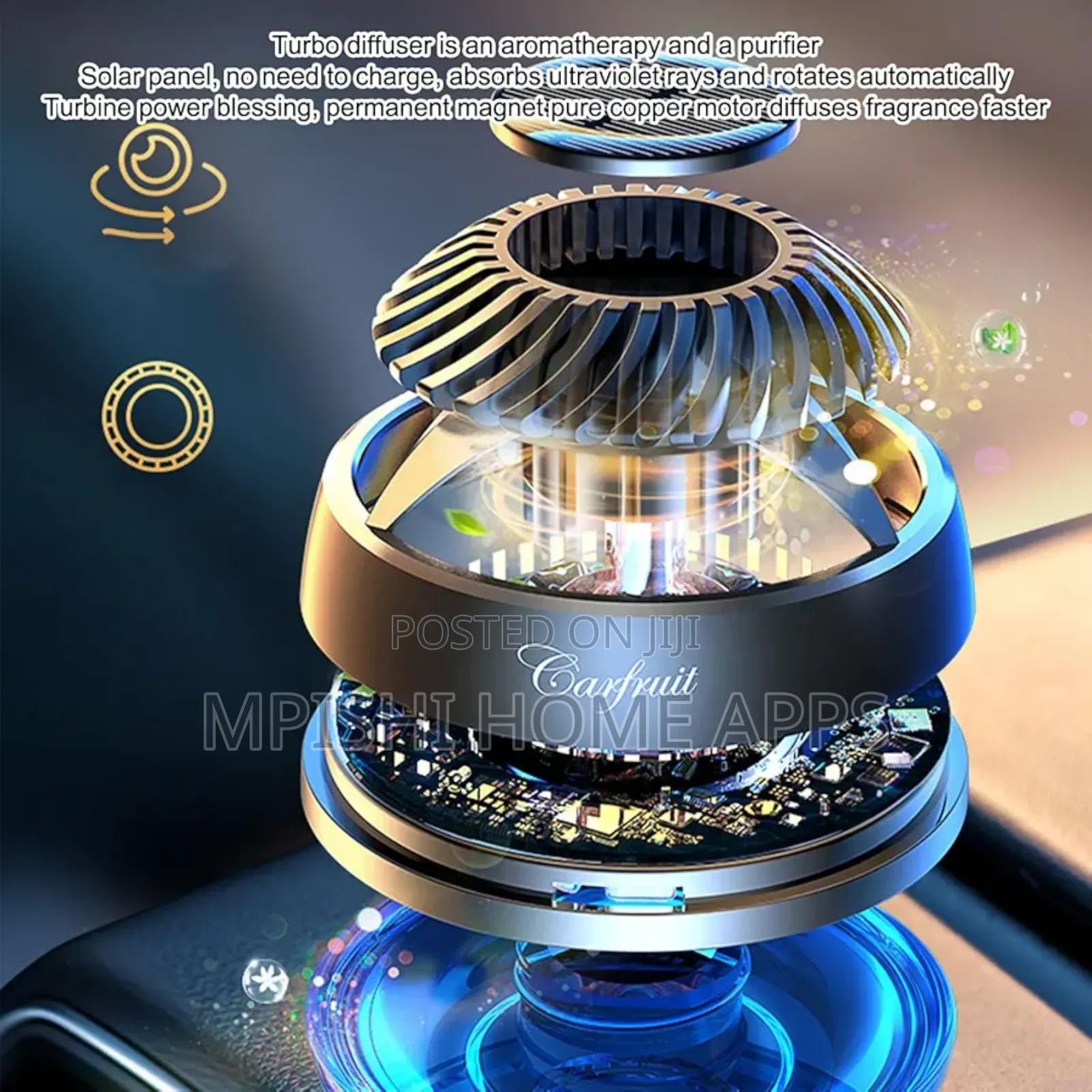 Solar Car Scent Diffuser