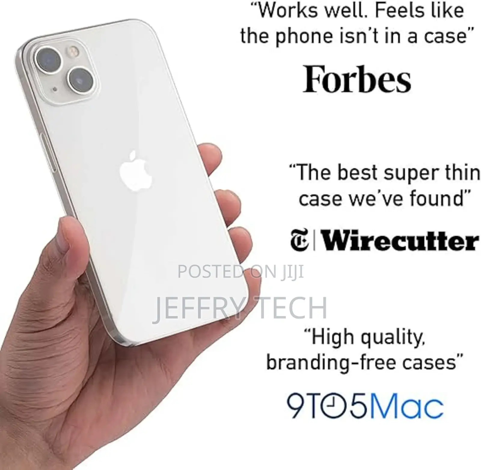 Clear iPhone 14 Case Ultra Slim Minimal Transparent Case