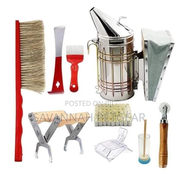 Bee Smoker Kit 9 PCS Bee Keeping Starter Kit for Beginner - main view