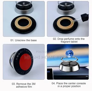 Solar Car Air Freshener Earth Series