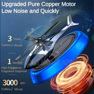 Solar Car Air Freshener Helicopter