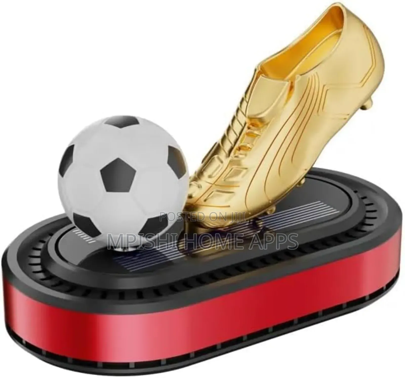 Solar Car Air Freshener Golden Boot