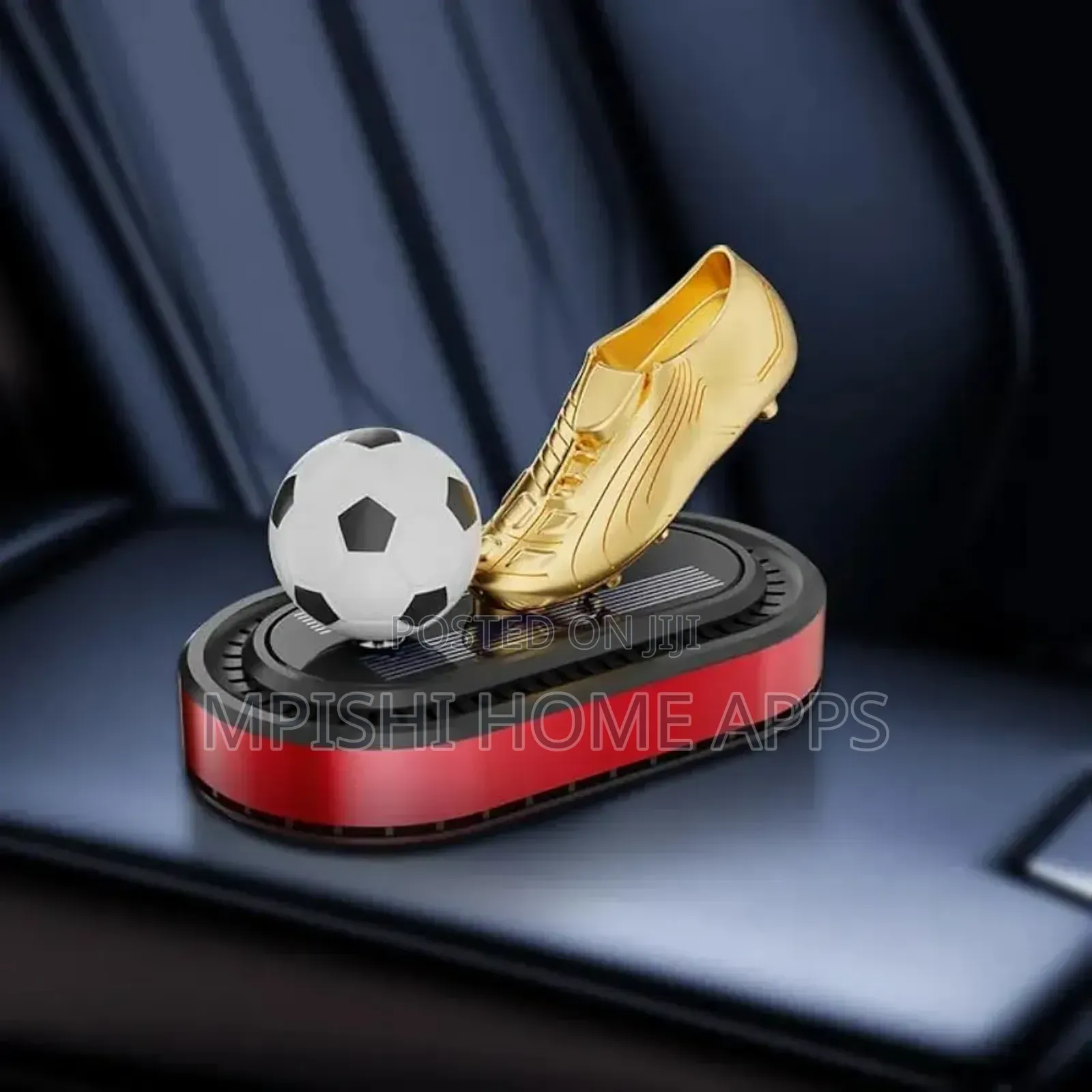 Solar Car Air Freshener Golden Boot