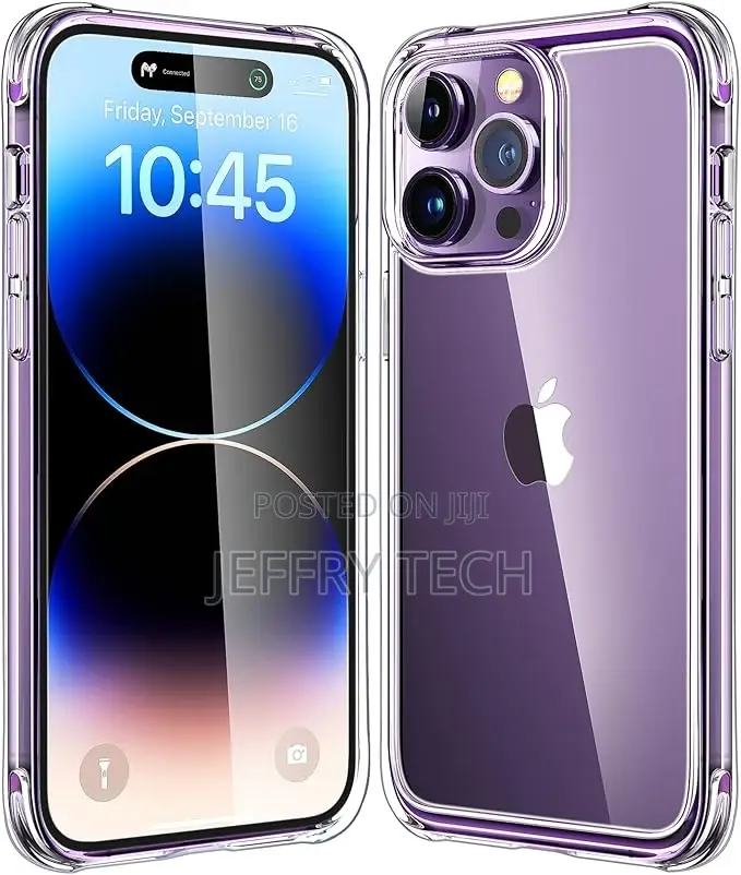 iPhone 14 Pro Max Case Clear, [Not-Yellowing][ Shockproof