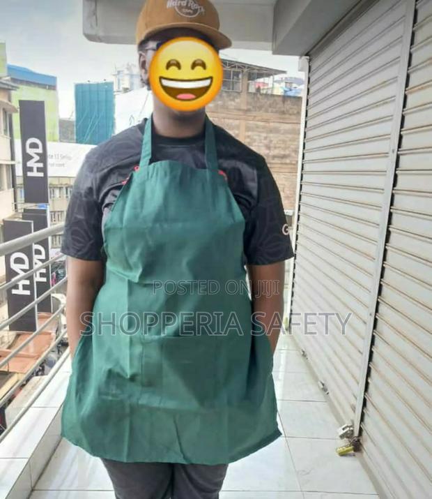 Green Chef Wear- Full Apron - main view