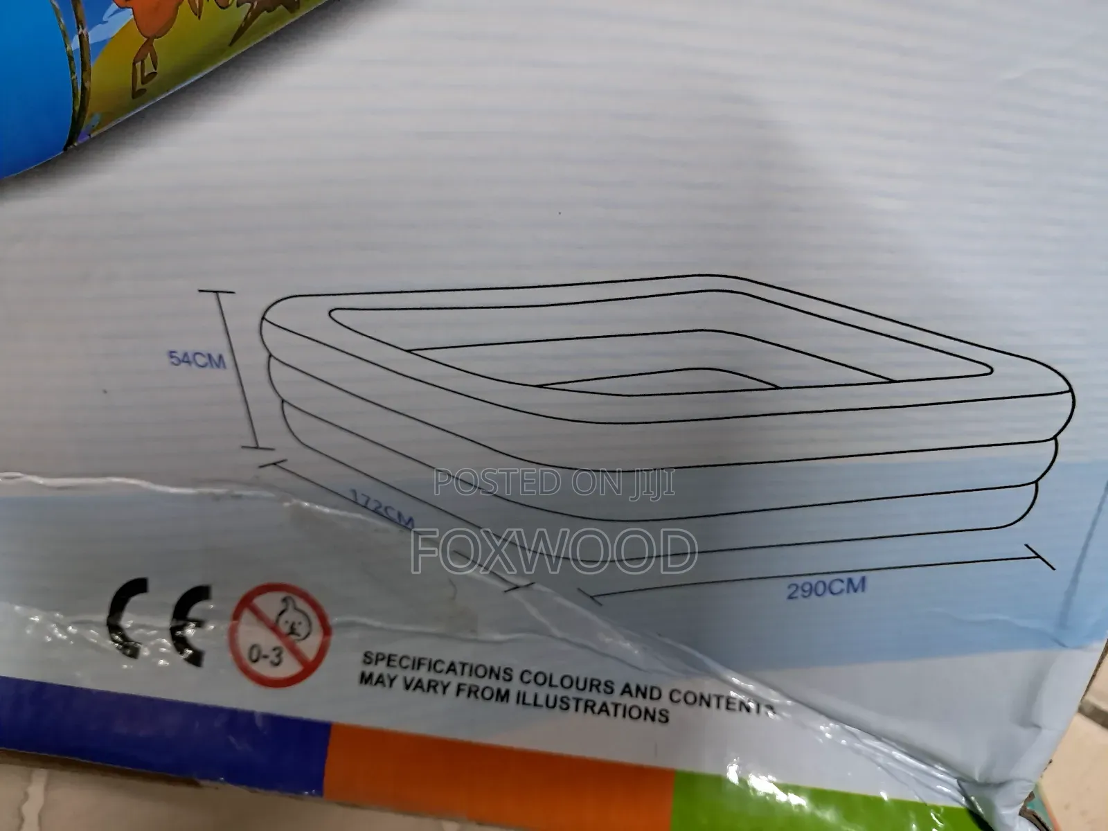 Extra Large Inflatable Pool + Frre Electric Pump
