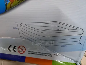 Extra Large Inflatable Pool + Frre Electric Pump