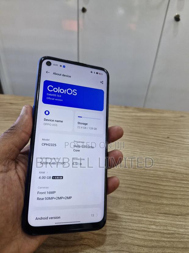 Oppo A55 128 GB Blue - thumbnail 3