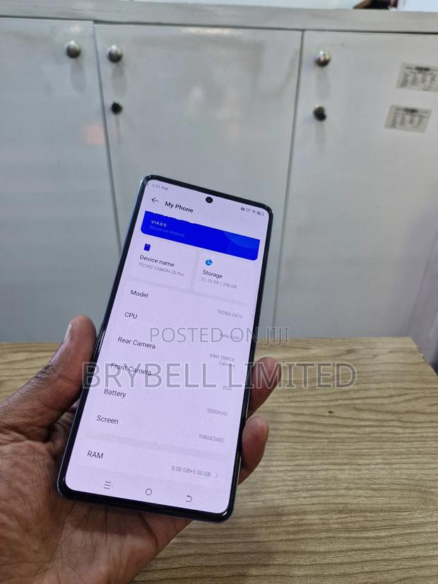 Tecno Camon 20 Pro 256 GB Blue - main view