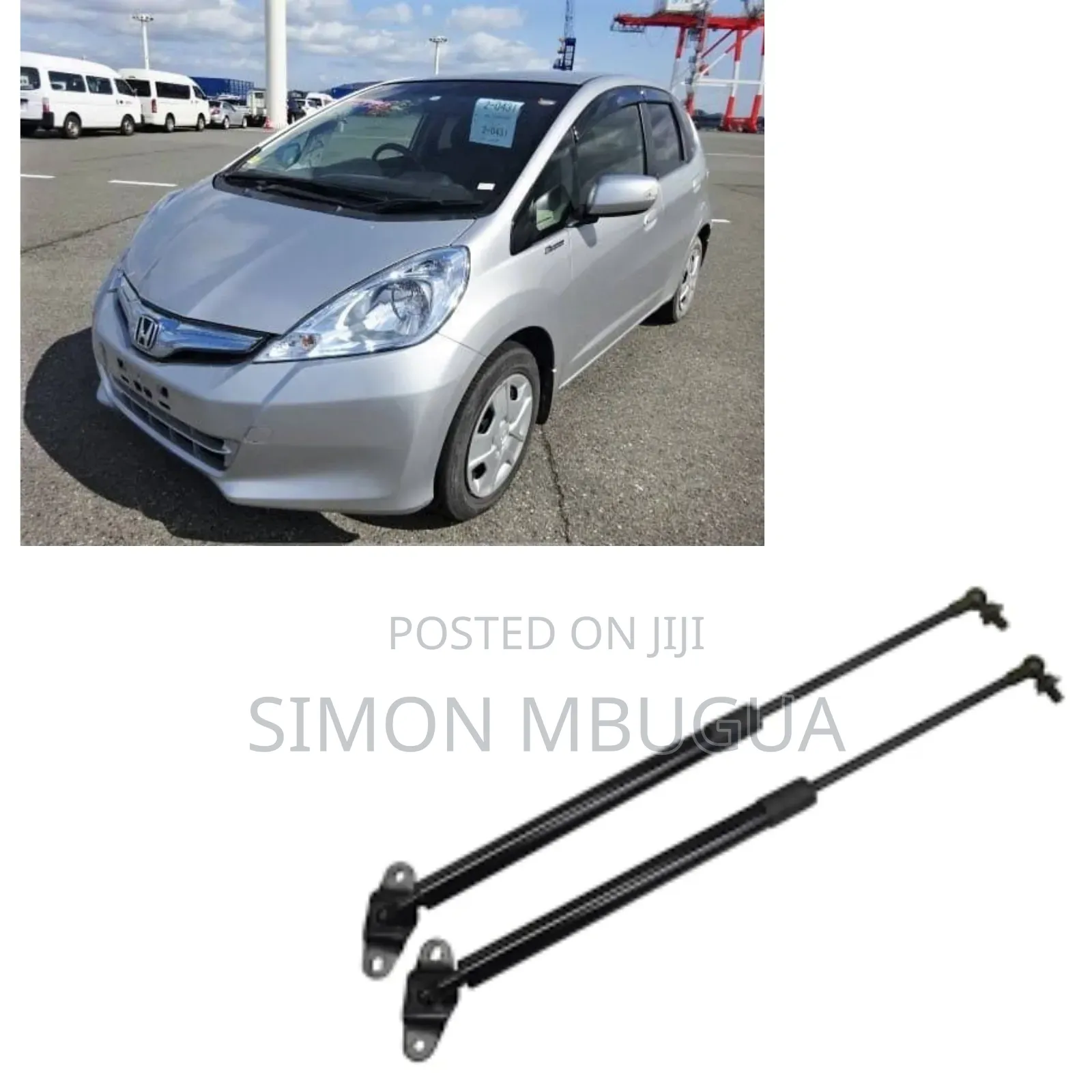 Honda Fit Jazz 2012 Boot Shocks