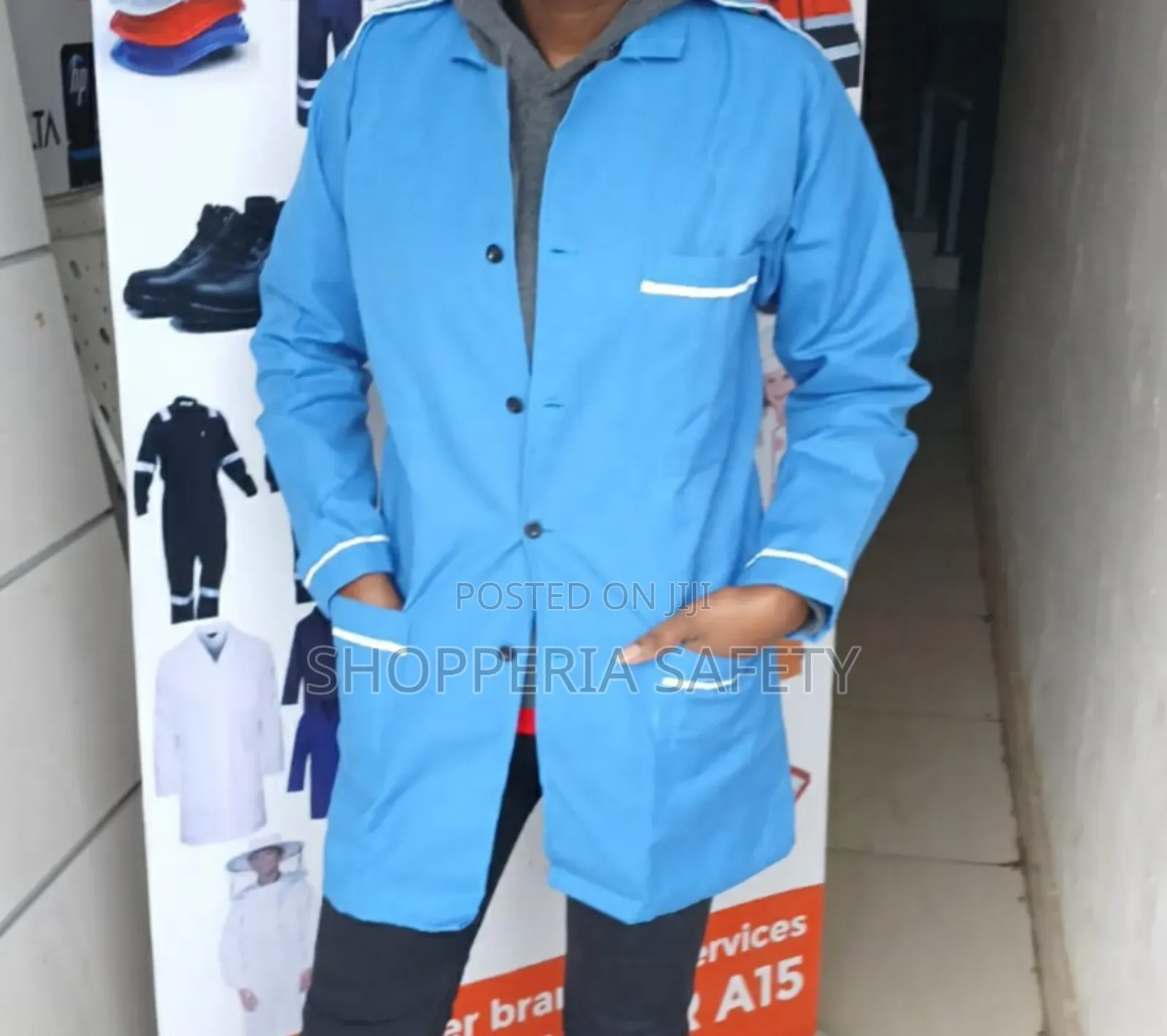 Sky Blue Dustcoats With Pilots