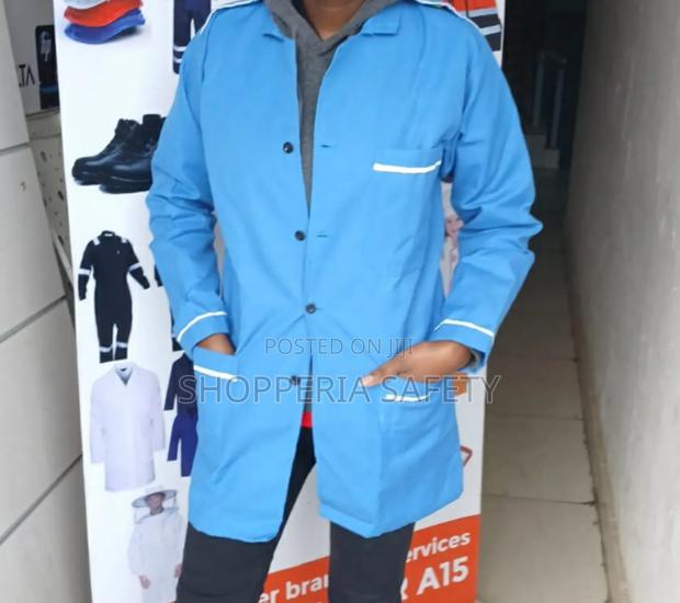 Sky Blue Dustcoats With Pilots - thumbnail 2