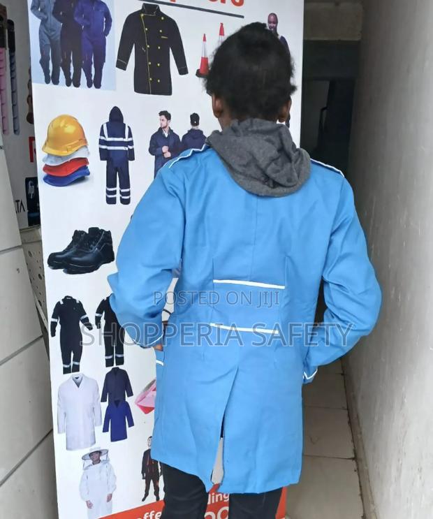 Sky Blue Dustcoats With Pilots - thumbnail 3