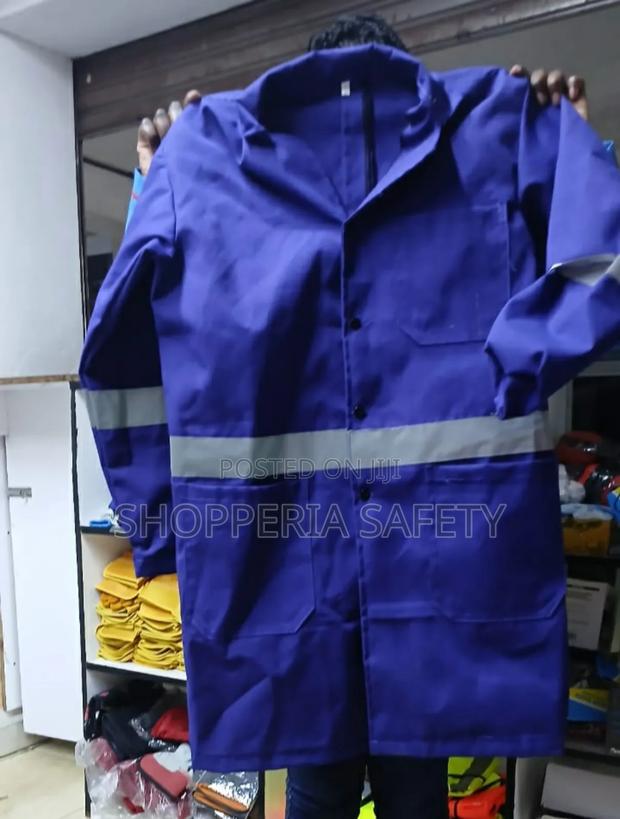 Royal Blue Dustcoat With Reflector - main view