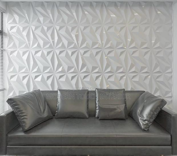 White PVC 3D Wall Panels for Unique Designs