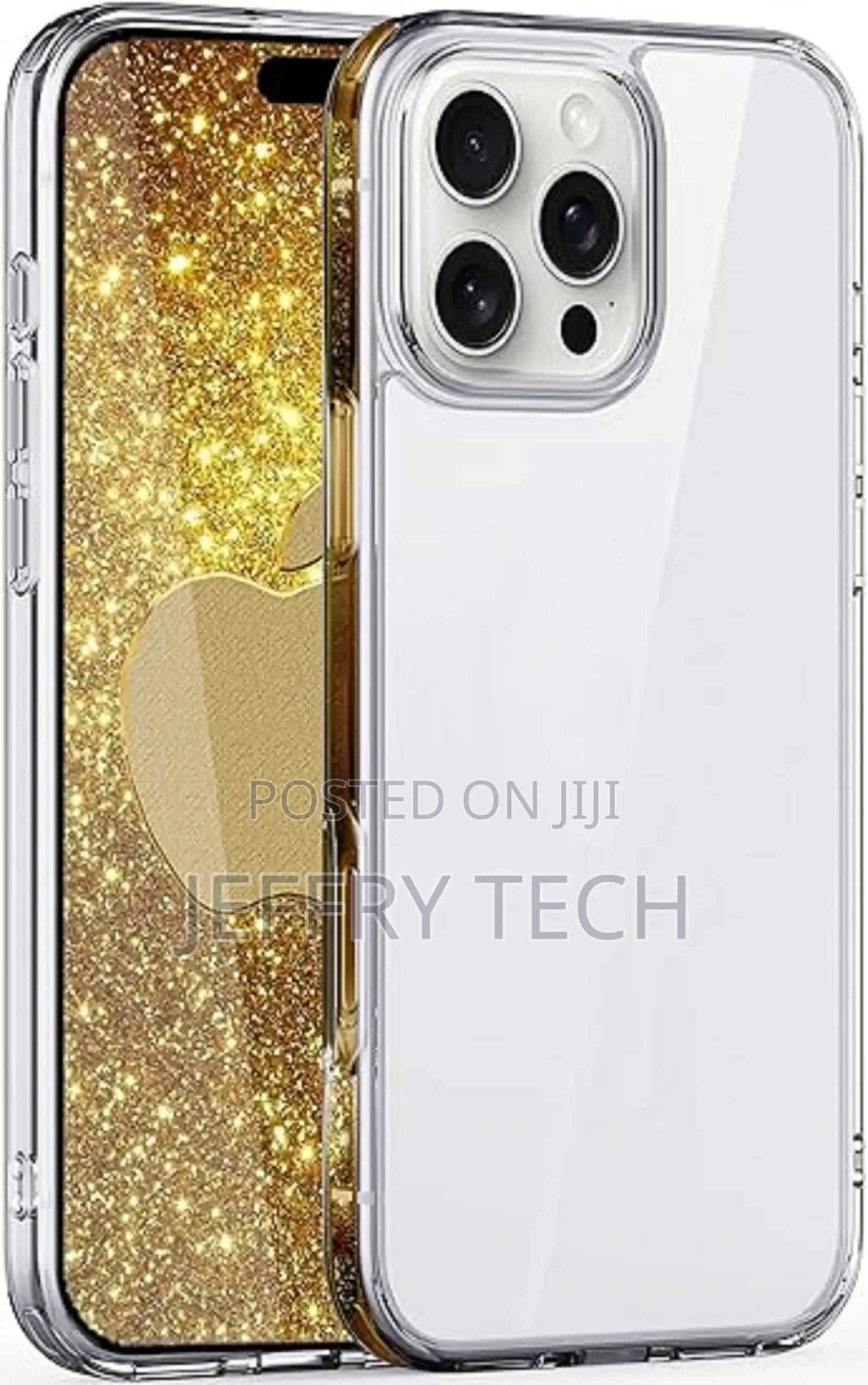 iPhone 16 Pro Max Case Clear Anti Yellowing Bumper Cover