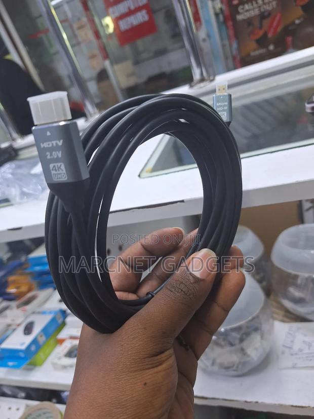 Metallic Shielded Micro Hdmi to Hdmi 5 Meters - thumbnail 2