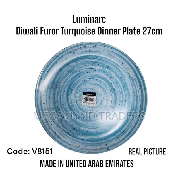 Luminarc Diwali Turquoise 6pc Dinner Plates 27cm