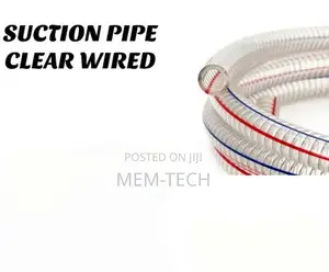 Premier 1 Inch 30M Suction Pipe Clear Wired