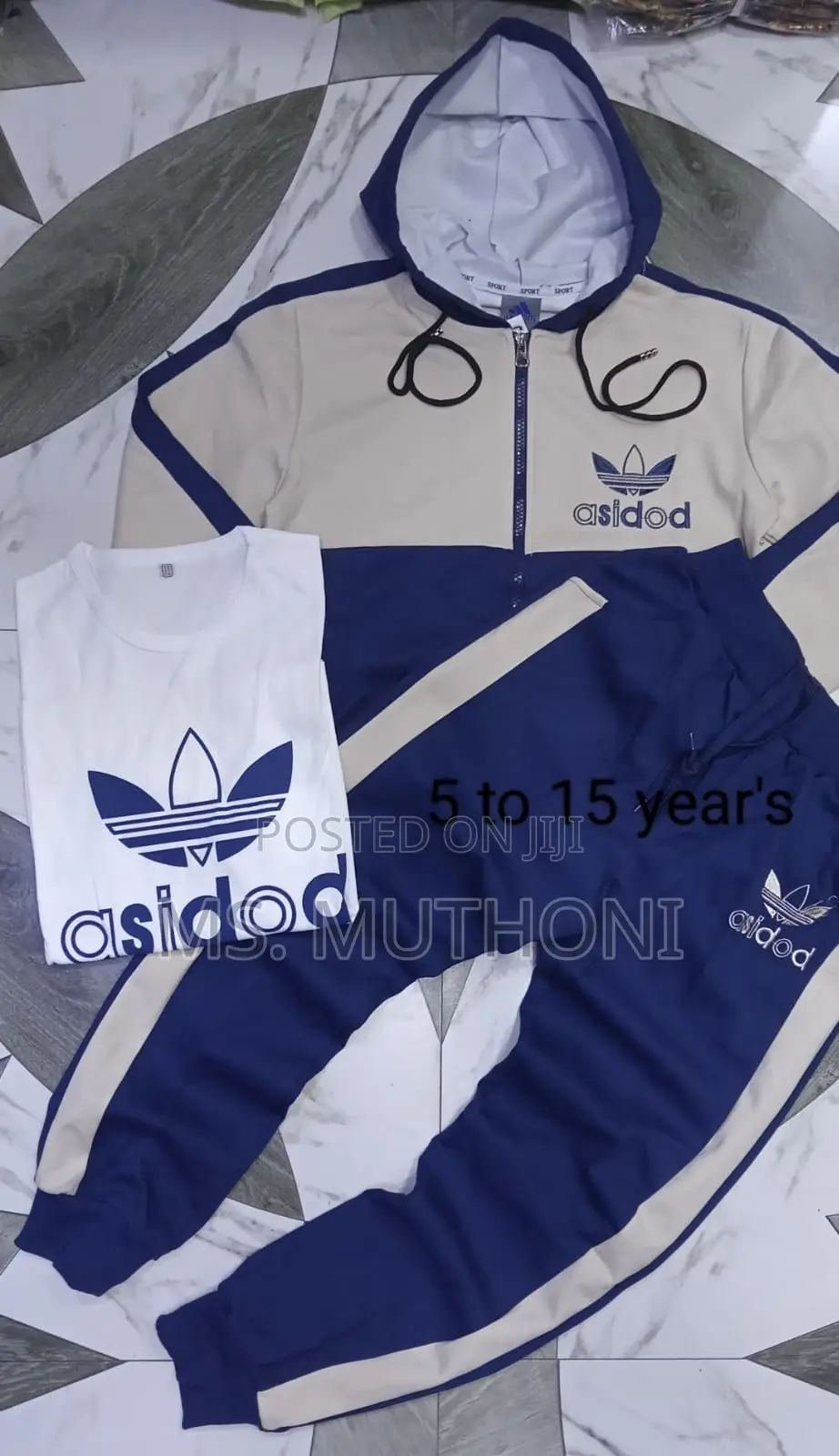 Popisa 3 Pc Blue 5-15 Years