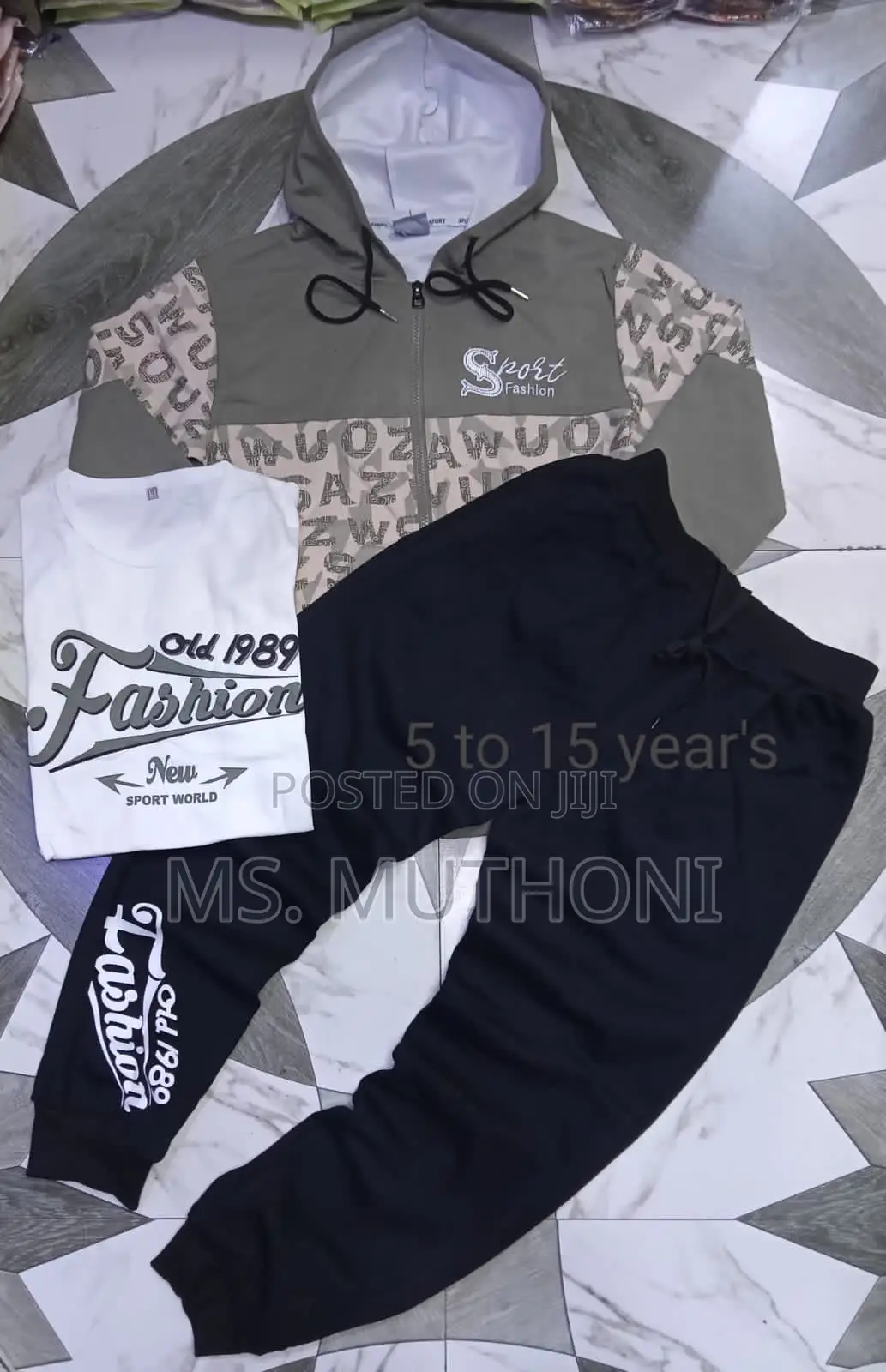 Boys 3 Piece 5-15 Years Available