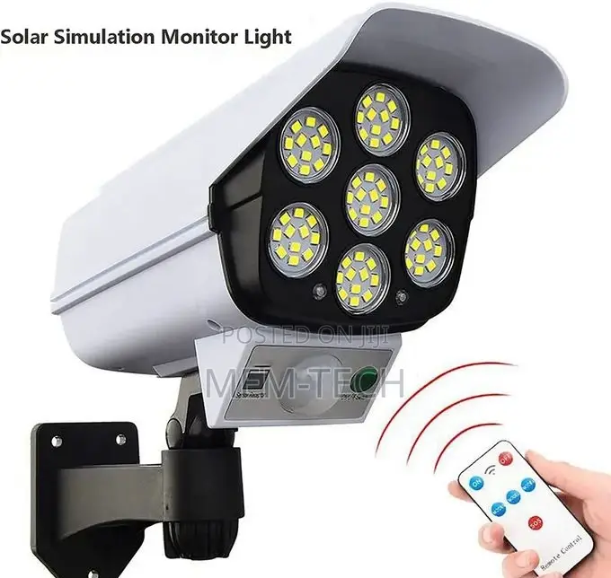 High Simulation Camera Solar Flood Light With Motion Sensor