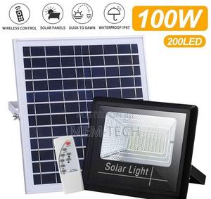 100W LED Solar Floodlight Panel Street Lights - main view