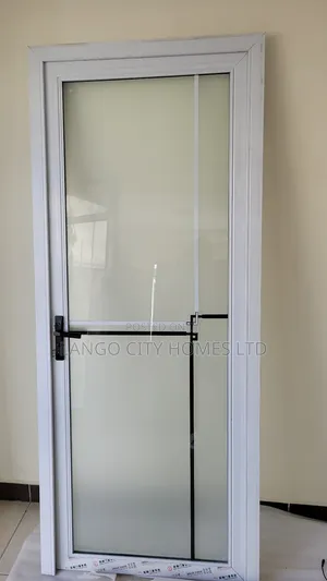 White Aluminium Bathroom Doors