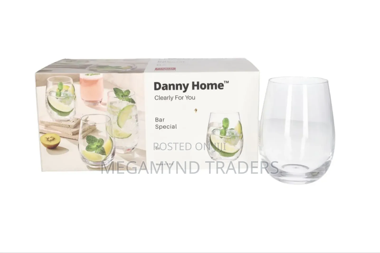 Wine Glass 630ml/6pc Stemless Wine Glasses