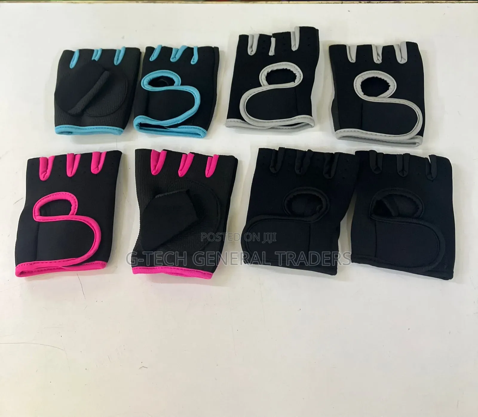Gym Rubber Exercise Gloves(Large,Medium And Small)