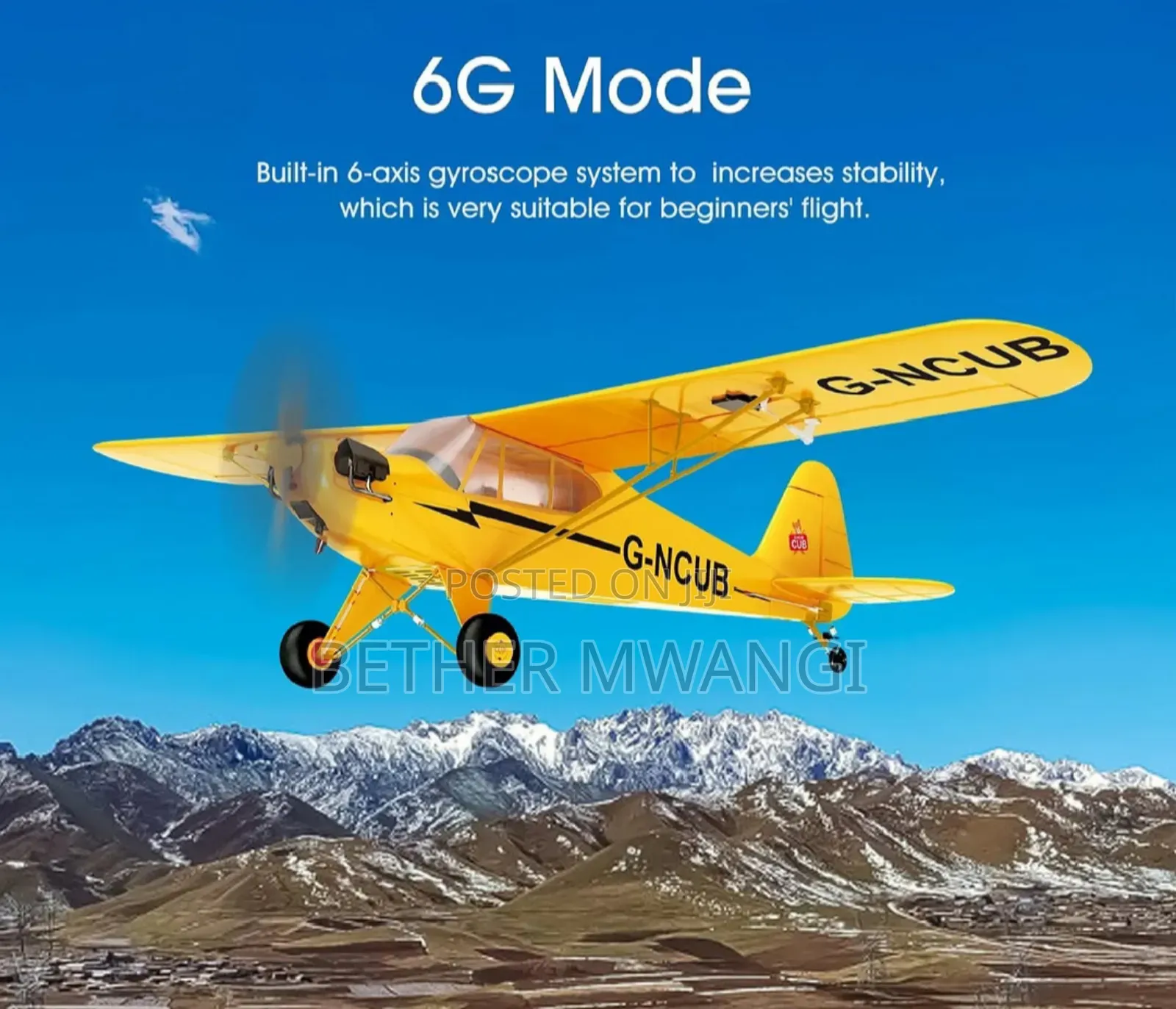 Large Brushless Remote Control Plane RC in Kenya