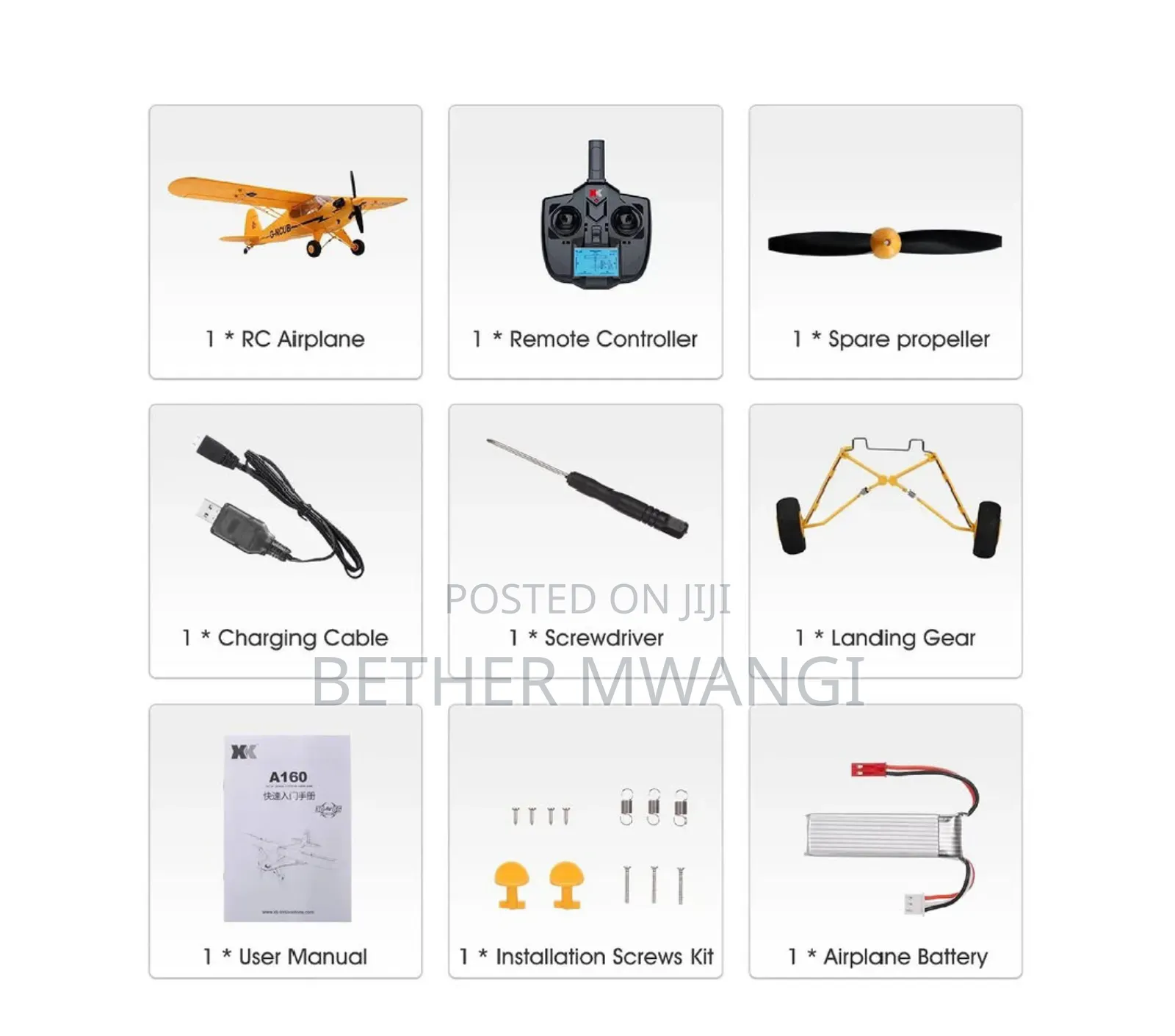 Large Brushless Remote Control Plane RC in Kenya