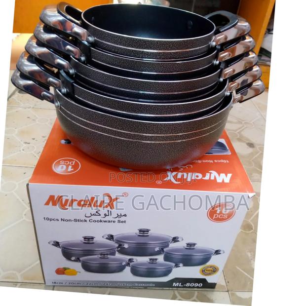 10 Pieces Miralux Nonstick Sufuria - main view