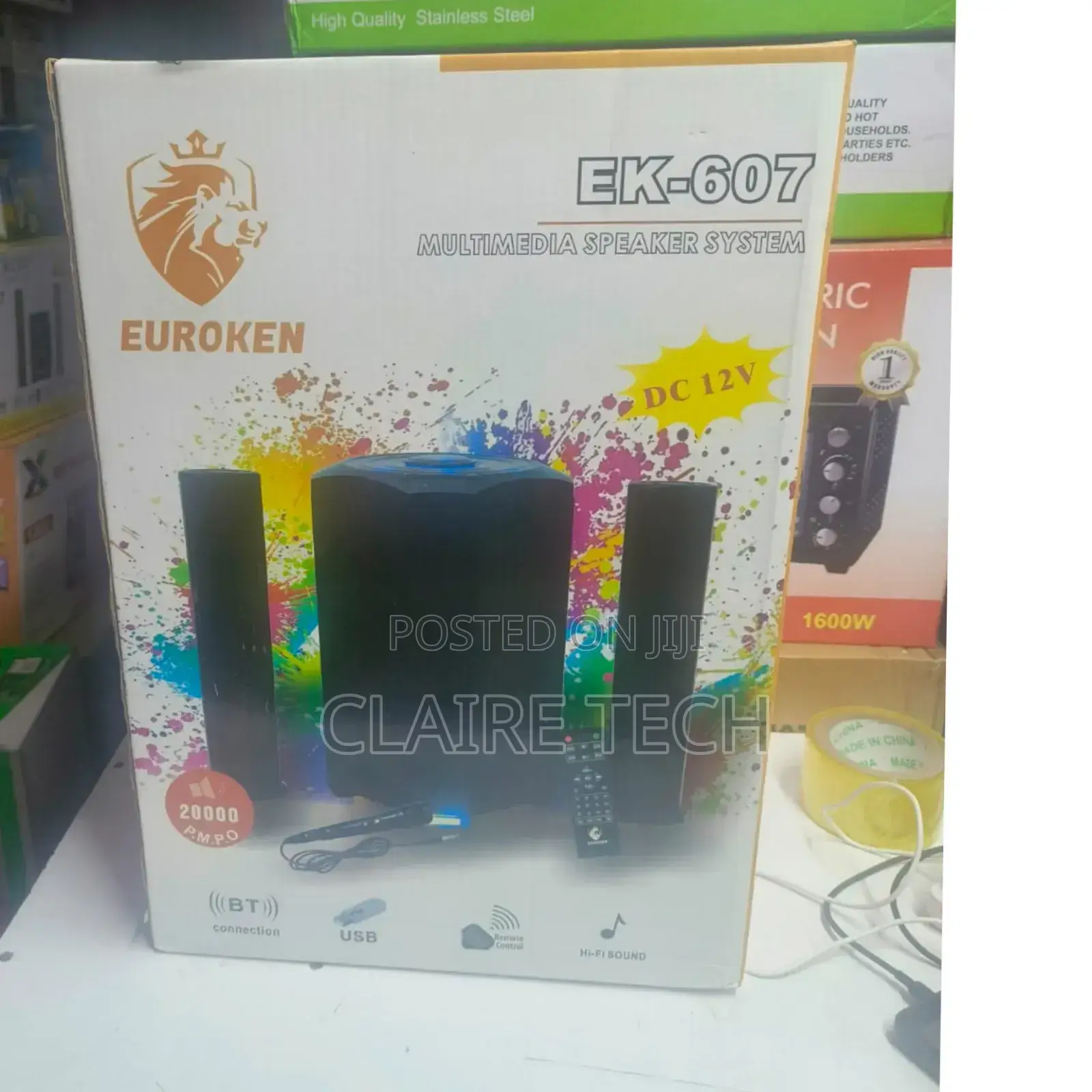 Euroken MTUNGI Ek-607 2.1ch MULTIMEDIA SYSTEM-20000W + BT
